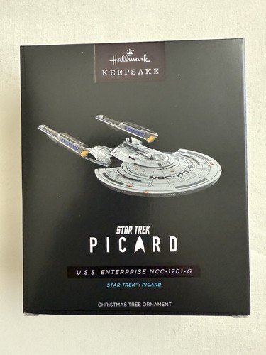 SDCC 2025 Exclusive Hallmark Star Trek Picard U.S.S. Enterprise Ornament /3,200