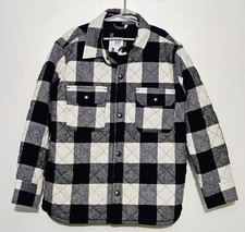 GAP Kids Quilted Plaid Shirt Jacket , NWT Size Medium 8