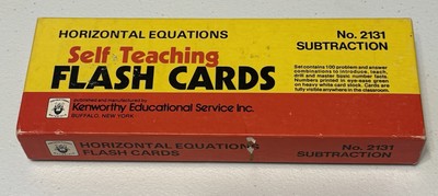 KENWORTHY Self-Teaching Subtraction Flash Cards #2131 Vertical Equation VTG