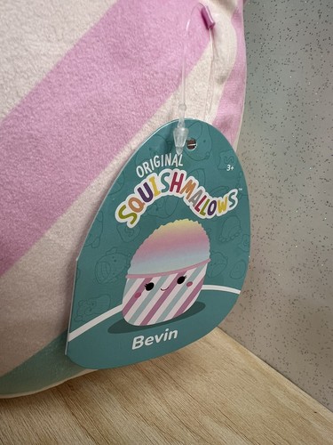 Squishmallow 30cm/12” Bevin The Cotton Candy Kelly Toy BNWT - Picture 2 of 5