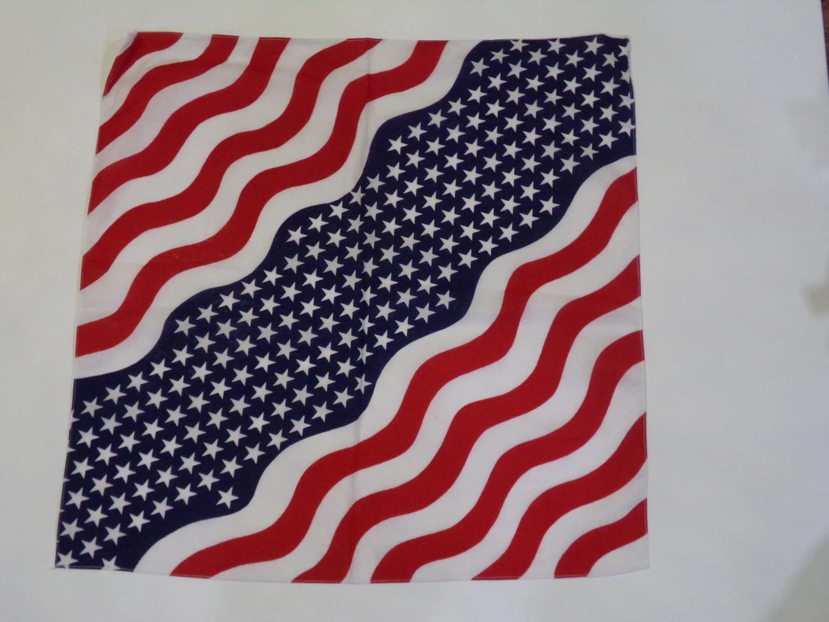 Bandana Américain, Drapeau des Etats Unis - Aux Feux de la