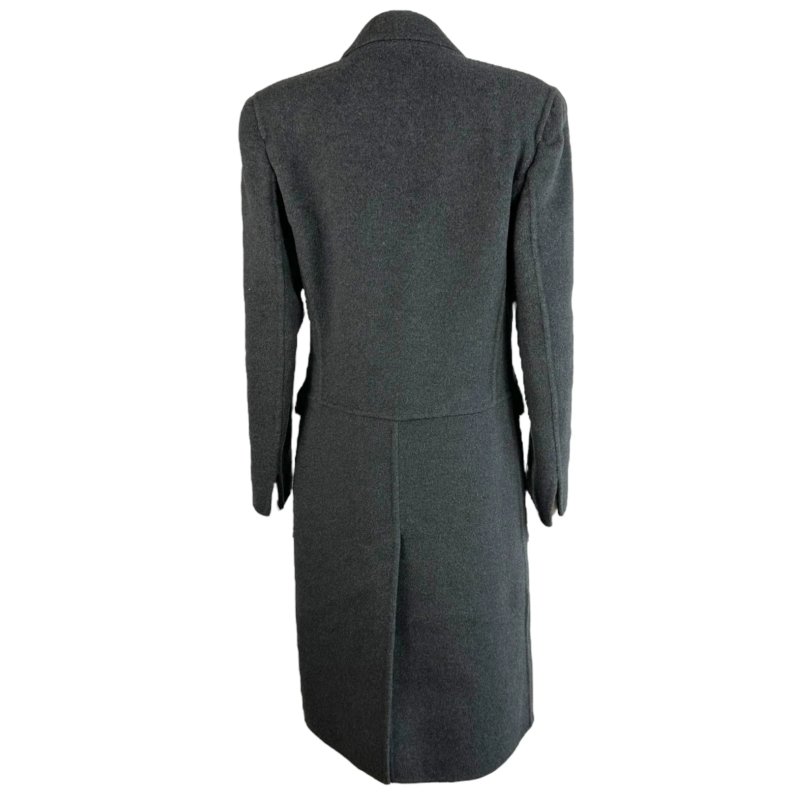 Trench cappotto Gucci A I1997 grigio mohair e cashmere