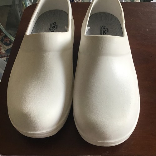 white nursing crocs clogs