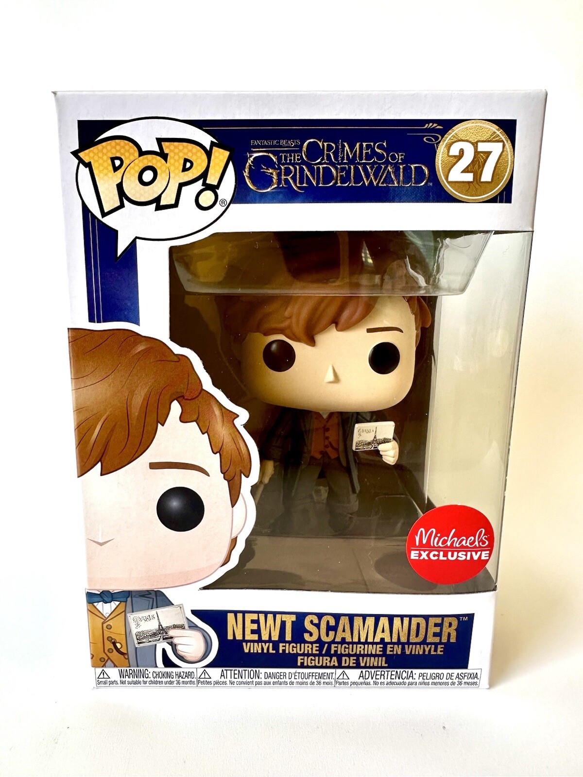 Sale Funko Pop! Fantastic Beasts - Newt Scamander #27 Michael'S Exclusive, Vinyl New