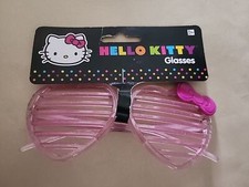 Hello Kitty Child Pink Bow Glasses Plastic Vented Halloween Dress Up