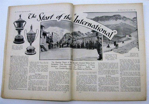 Motor Cycle 1 Sep 1932 Motorcycle Magazine Francis Barnetts ISDT Begins - Picture 4 of 7