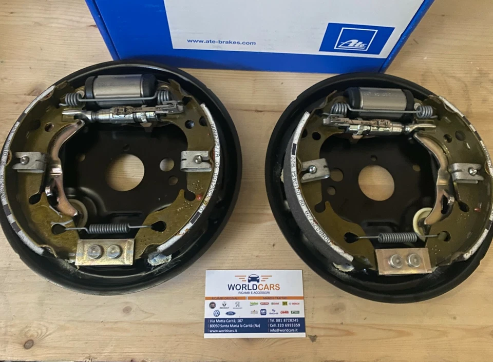 KIT GANASCE FRENI POSTERIORI COMPLETI PANDA 500 FORD KA ATE FC180119 CON ABS - Immagine 2 di 3