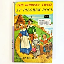 The Bobbsey Twins at Pilgrim Rock Laura Lee Hope Grosset & Dunlap HC 1956 Good
