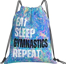 Eat Sleep Gymnastics Repeat Drawstring One Size,