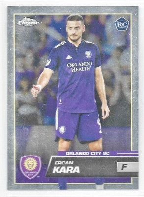 Ercan Kara Orlando City 2023 Topps Chrome MLS Rookie #55