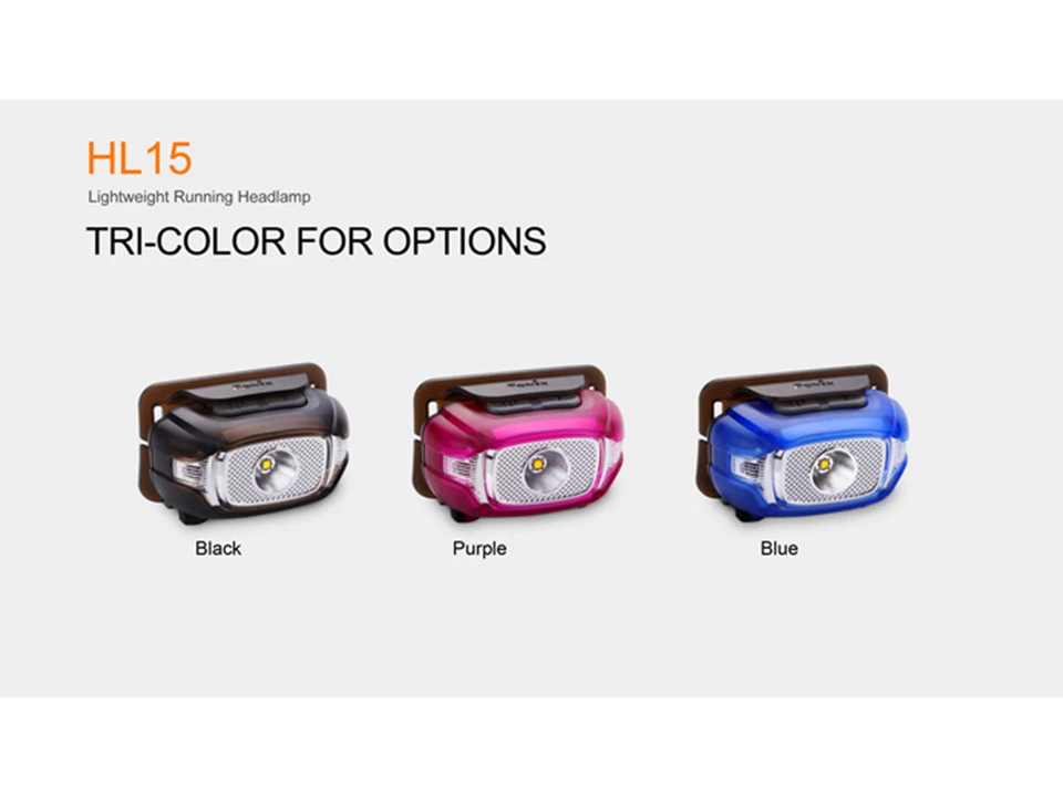 Faro de funcionamiento Fenix HL15 LED blanco neutro 200 lúmenes - negro Foto 3 de 4