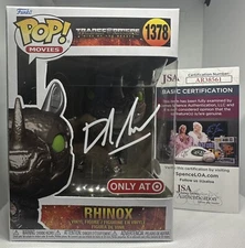 David Sobolov Signed Funko Pop 1378 Transformers Rhinox Target Exclusive JSA COA