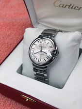 Cartier Ballon Bleu Silver Unisex Adult Watch - W6920087 for sale 