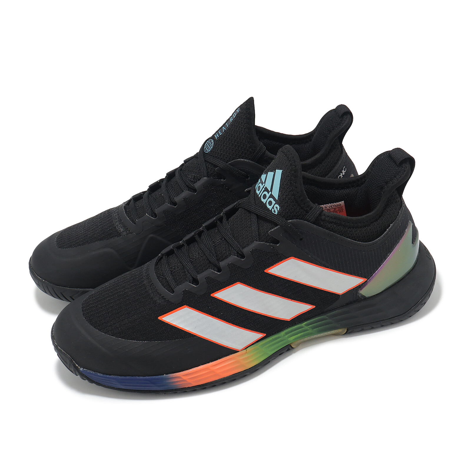 мужские теннисные туфли adidas Adizero Ubersonic 4 M Heat Balck серебристого цвета металлик GY3999