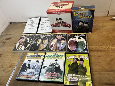 LAUREL ET HARDY - 2 Boxen plus verschiedene Set 22 DVDs Nr.1