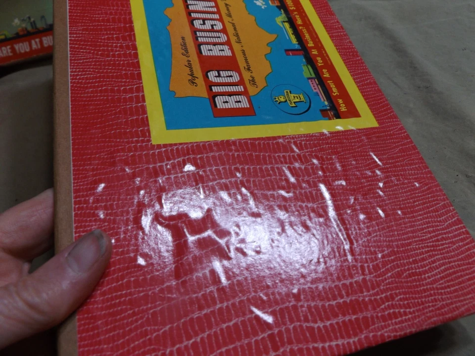 Vintage Toys 1954 Board Game BIG BUSINESS Transogram Co Instructions Pcs & Box - Image 3 of 4