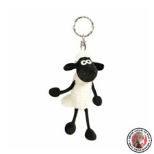 NICI Shaun the Sheep Shaun Plush Keychain 10 cm New
