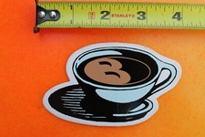 BLADES Board And Skate Skateboard Shop Coffee Cup Vintage INLINE Skating STICKER