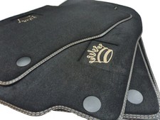 Fußmatten Set mit Krone Zeichen für Mercedes M-KLasse W166 Bj.2011-2015 Velours 
