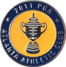 2011 PGA Championship (Atlanta Athletic Club) FLAT Golf BALL MARKER
