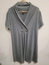 Delirious Gray Short Sleeve Shawl Neck Style Dress Women’s Plus 3X