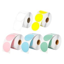 Hermals Label Sticker Roll Color Coding Round Sticker 1000Pcs for Wedding
