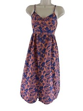 Universal Thread Floral Back Cut Out Sundress Size Small