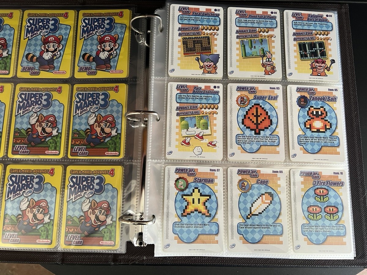 Super Mario Advance 4: Super Mario Bros 3. GBA eReader Cards Super Mario Advance 4: Super Mario Bros 3. GBA eReader Cards
