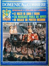 La Domenica del Corriere 25 Novembre 1973 Carraro Anna d'Inghilterra Pirelli TV