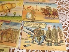 World War 2 US Army Vintage Post  Vintage 10 Military Comic Post Cards, Full Set