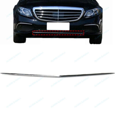  Front Bumper Molding Trim For 16-20 Mercedes Benz E Class E300 E450 Non Sport