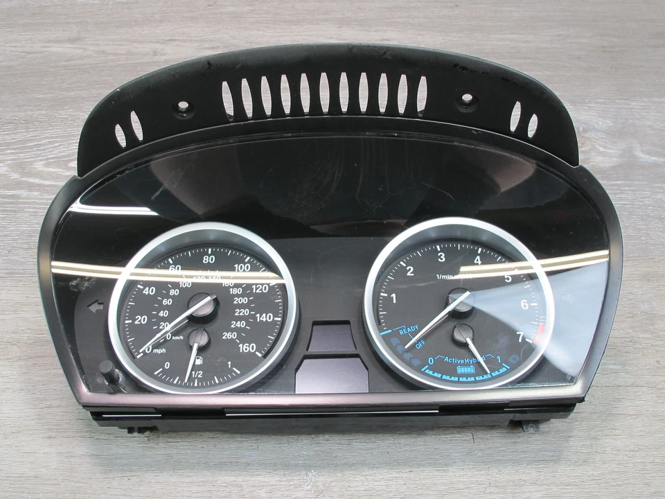 2010-2011 BMW E72 X6 HYBRID INSTRUMENT CLUSTER GAUGE SPEEDOMETER 9216664 - Image 2 of 4