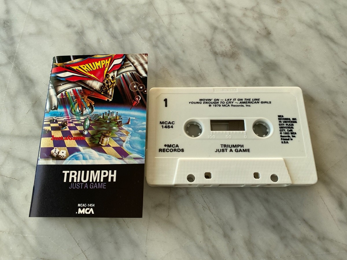 【THE EASTERN OFFENSIVE】VA Cassette Tape Triumph Just A Game CASSETTE Tape 1979 MCA MCAC-1454 Rik Emmett