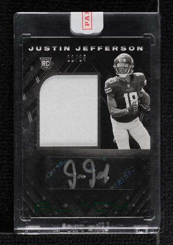 2020 Panini Black Justin Jefferson #218
