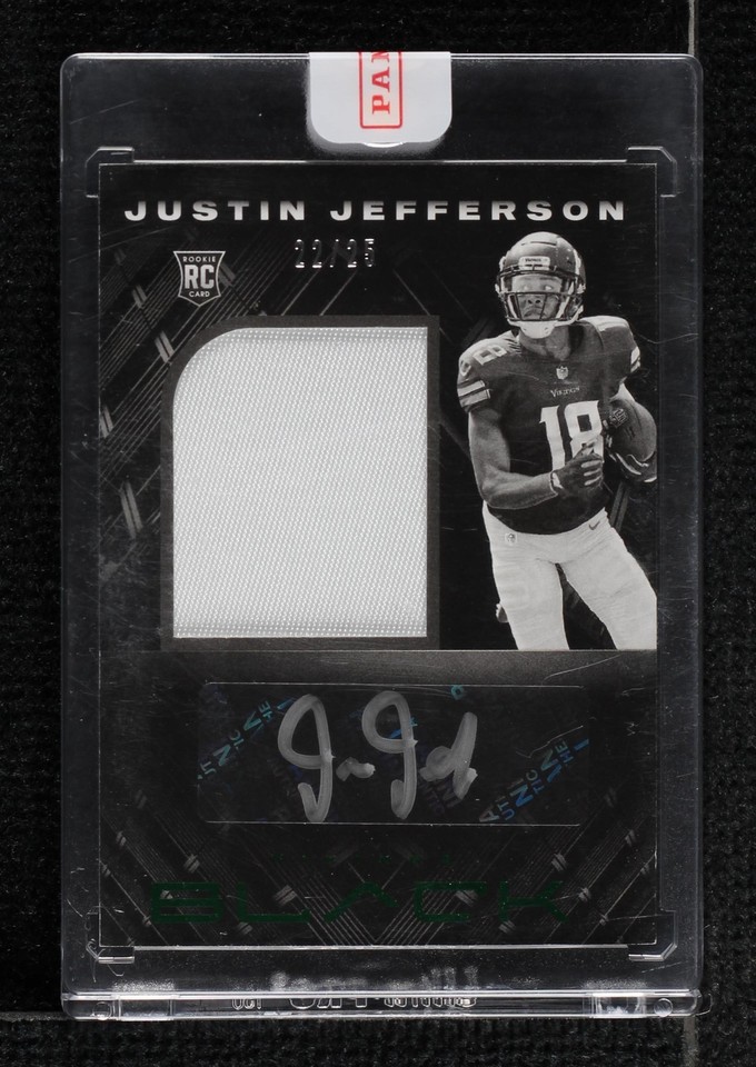 2020 Panini Black Justin Jefferson #218 for sale | eBay