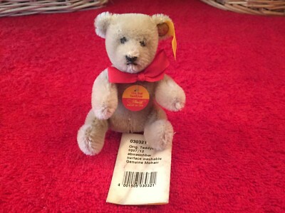 STEIFF  Original Teddy, Gray, 0207/12, EAN #030321, 4 ½ , New w/ all Tags