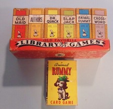 Vintage 'Library of Games' by Russell, Big Little Card Game s . 1930's