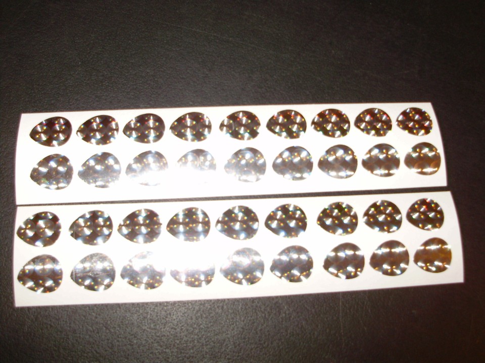 2 Colorado Blade 50 PCS Holo/UV/Glow Die Cuts in 9 Styles Fishing Lure