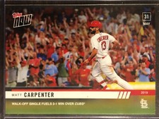 2019 Topps Now #306 Matt Carpenter St. Louis Cardinals