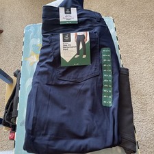 Member's Mark Benton Slim Fit Performance Pant Men's Size 40 X 32 Navy