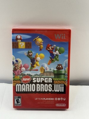 New Super Mario Bros. Wii (Nintendo Wii, 2009) CIB Complete