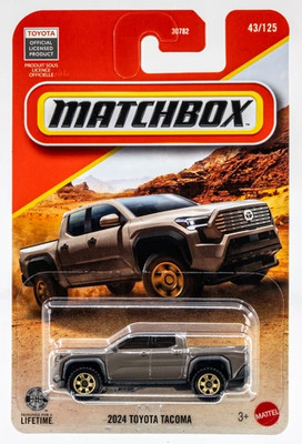 2026 Matchbox 2024 TOYOTA TACOMA, Brown, Pickup Truck #43/125