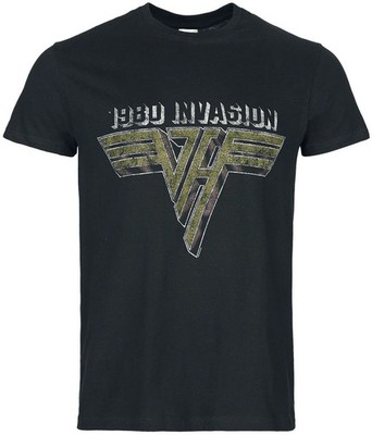 Van Halen T-Shirt Herren Van Halen '80 Invasion schwarz Band-Merch, Bands