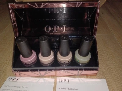 O.P.I. Luxus Nagellack Set 4-teilig, Nail Envy verschiedene in Präsentationsbox - Bild 1 von 4