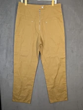 Isabel Marant Etoile Pants Womens 42 High Rise Phil Linen Pantalon Trousers