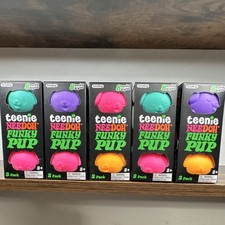 Teenie NeeDoh Funky Pup 3-Pack By Schylling Various Colors - DM To Bundle