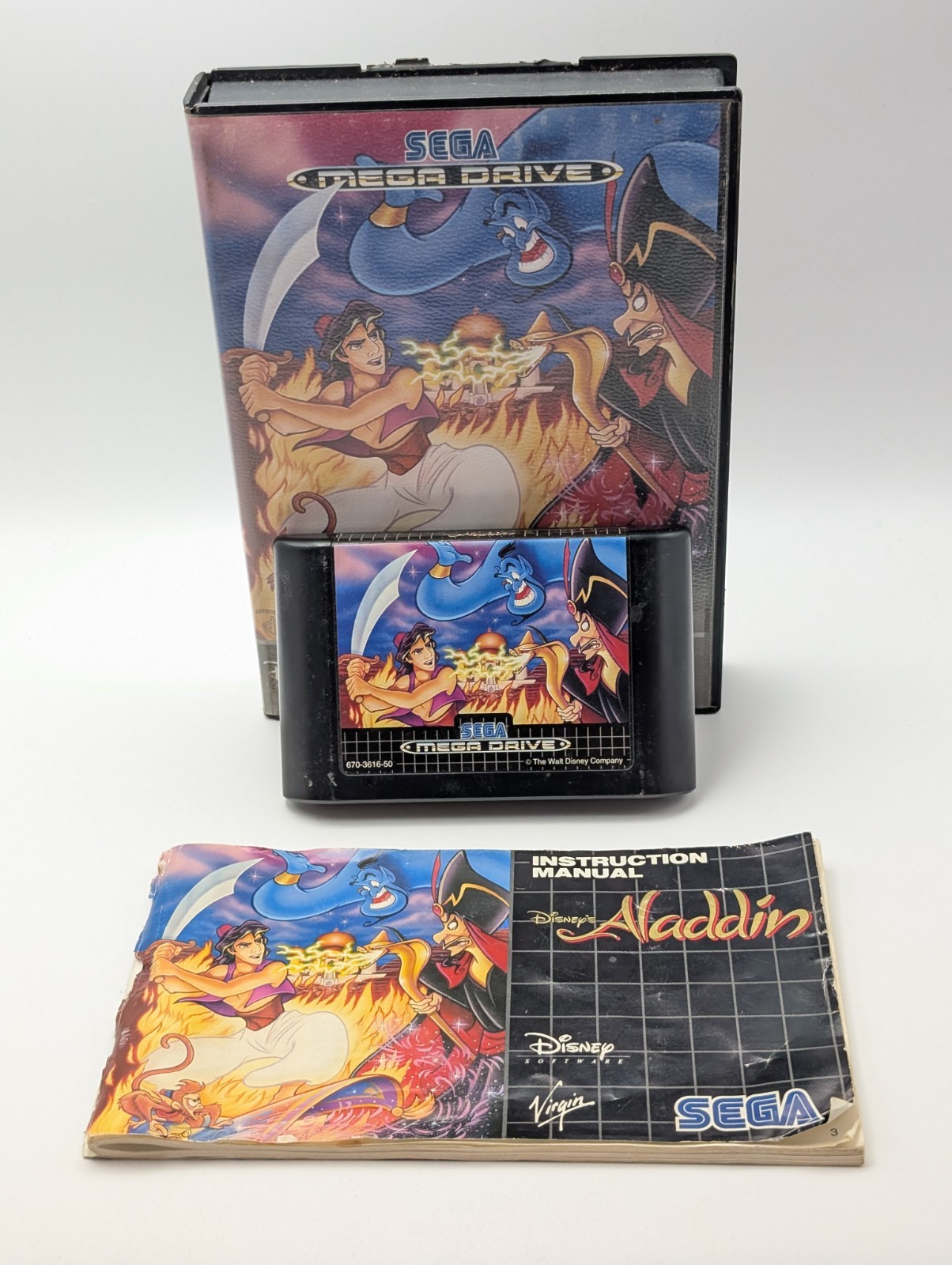 Disney’s Aladdin- SEGA Megadrive - Complete In Box with Manual - PAL Tested