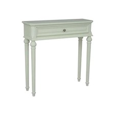 Clearance - Solana Console Table - 1 Drawer - French Lime White - A292