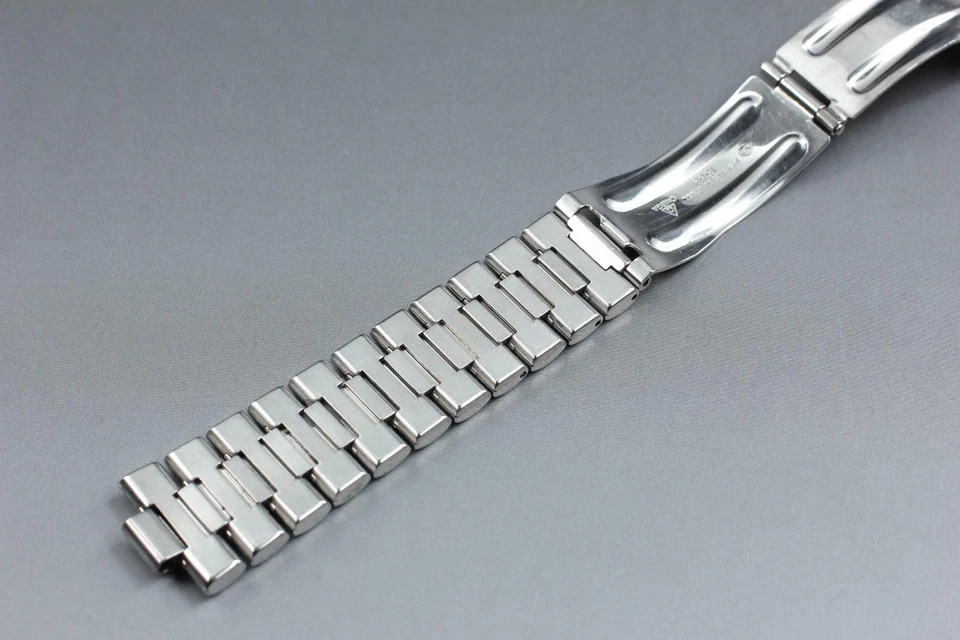 Bracciale Omega 18 mm in acciaio inossidabile 1569 quasi nuovo con collegamen... - Immagine 4 di 4