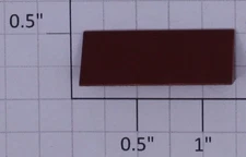 Delton 10016-3CAR 2-8-0 C-16 Cab Awning/Visor Red